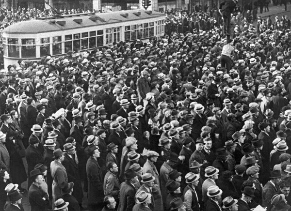 Detroit Auto Strike Protest