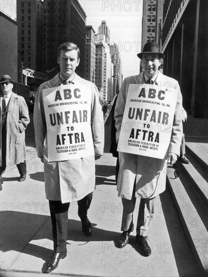 Jennings And Cosell On Strike