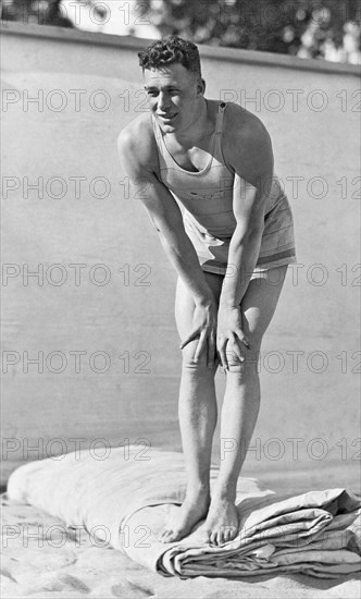 Man In Early Bathing Suit