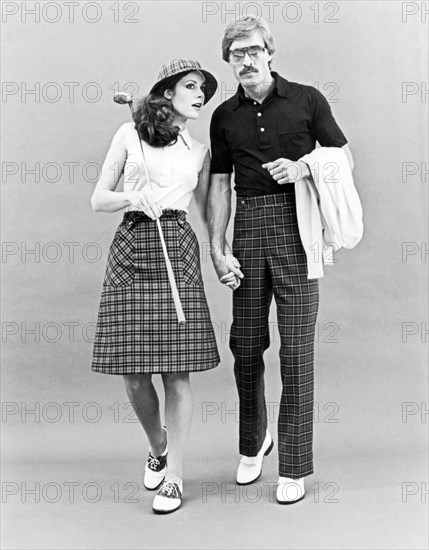 Fashionable Couple Golf Attire