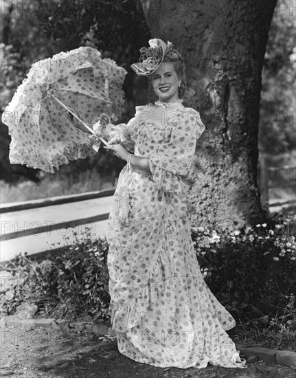 Woman In Victorian Dress