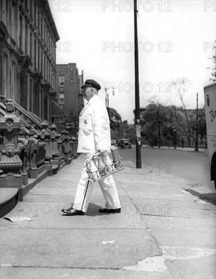 A Milkman Delivering Milk