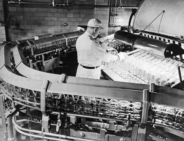 Inspecting Milk Bottles