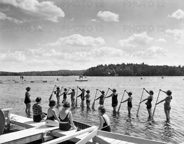 Girl Scout Canoe Lessons