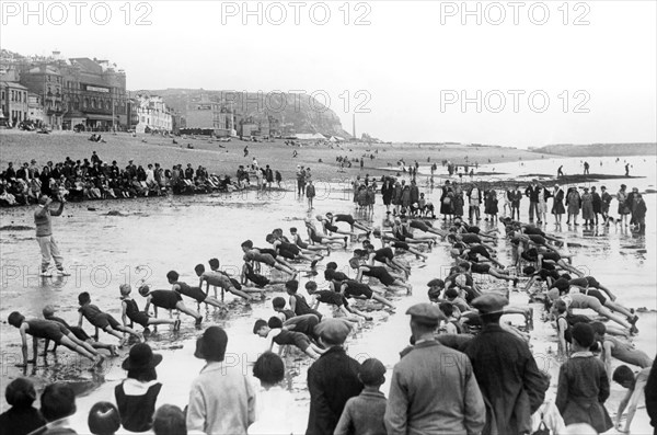 Beach Exercise Class