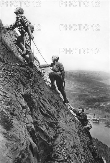 Mountain Climbing In Glacier