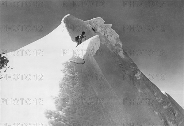 Climbing In The Alps