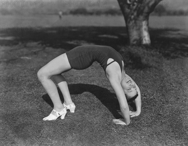 Actress Does Backbend