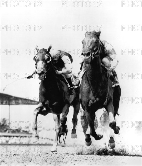 Horse Race At Gulfstream Track