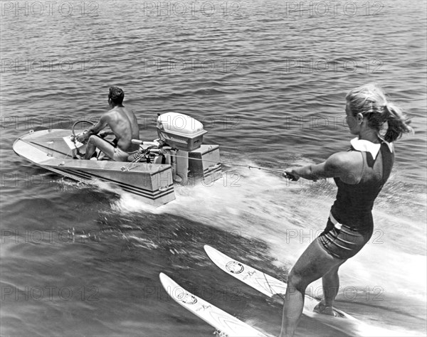 Girl Water Skiing