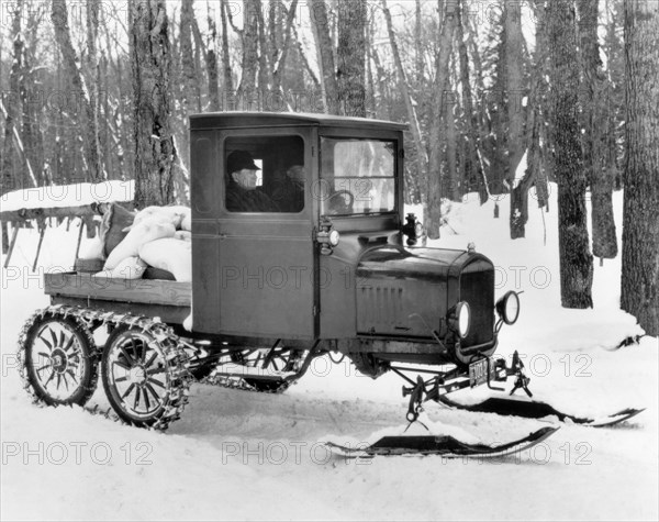 A Homemade Snowmobile