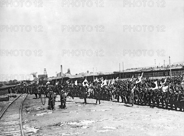 Japanese Troops In Manchuria