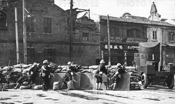 Shanghai Road Barricade