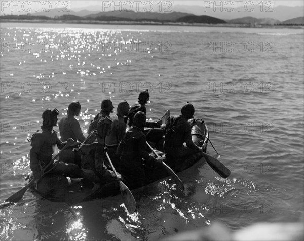 Navy Frogmen At Work