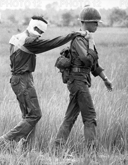 Wounded Vietnamese Soldier