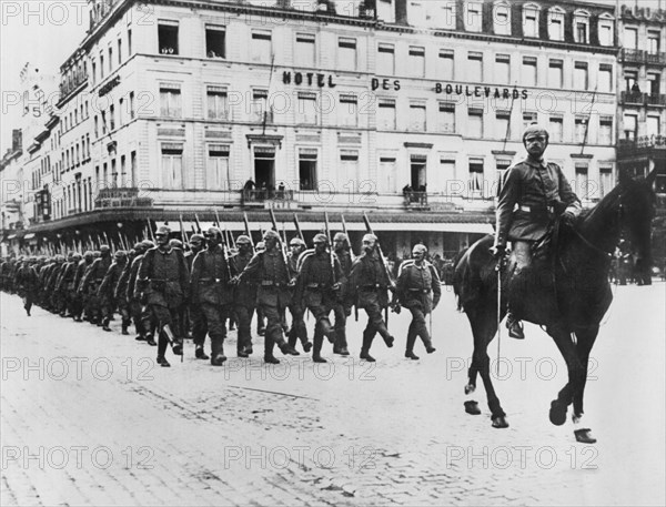 German Soldiers In Brussels