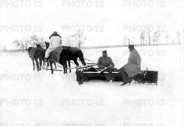 Horse Drawn Snow Plow