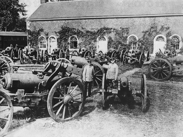 Captured Belgian Artillery