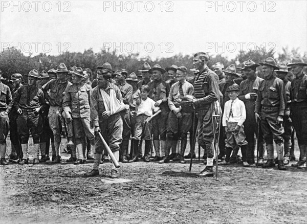 Wounded Soldiers Play Ball