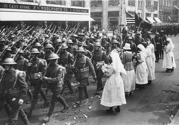 Roses For 2nd Division Parade