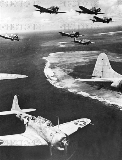 US Planes Patrol Midway Island