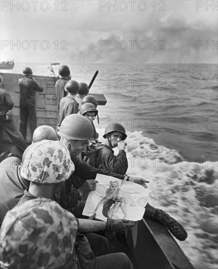 WWII Marines In South Pacific