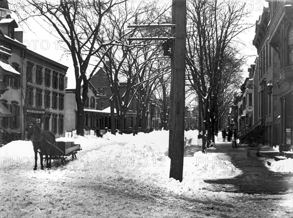 Urban Winter Scene