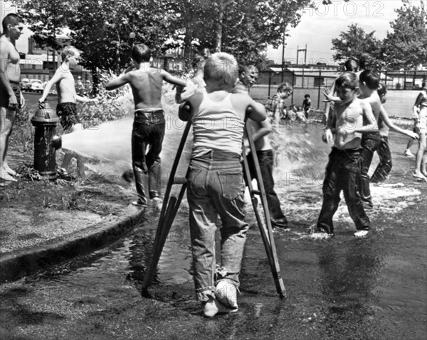 Boy With Broken Leg