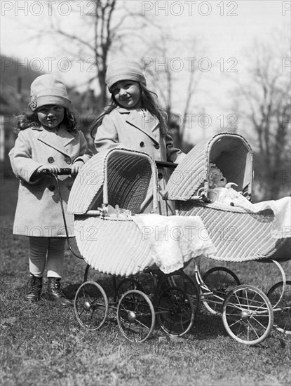 Girls With baby Carriages