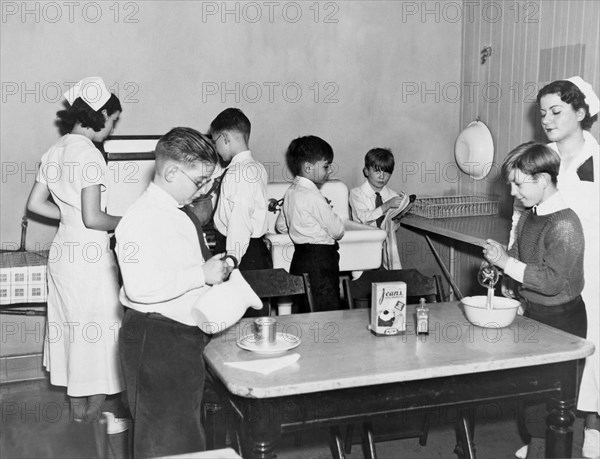 Boys Practice Cooking