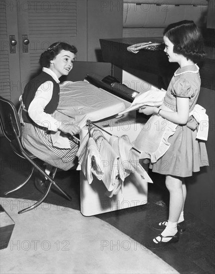 Children Doing Housework