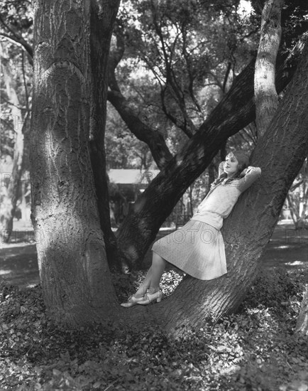 A Young Woman Relaxing