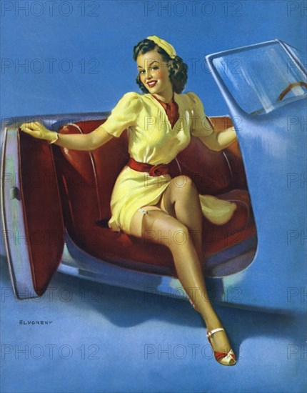 Gil Elvgren's Pin-Up Girl