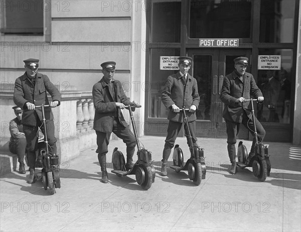 Mailmen On Scooters