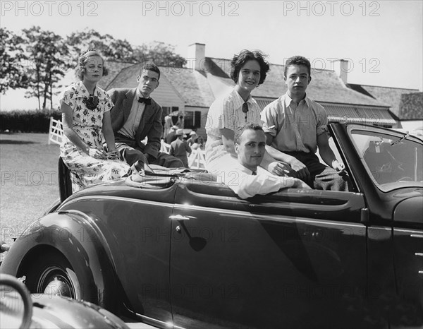 Society Youths In Convertible