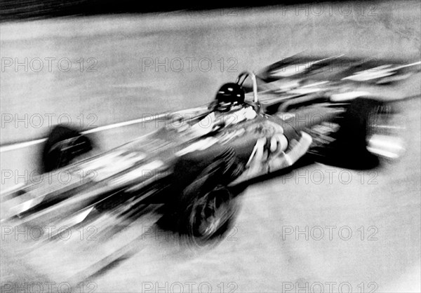 Indy 500 Race Car Blur