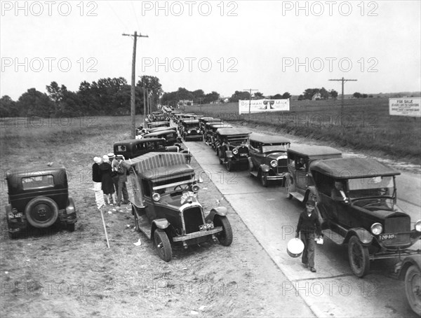 Summertime Country Traffic Jam