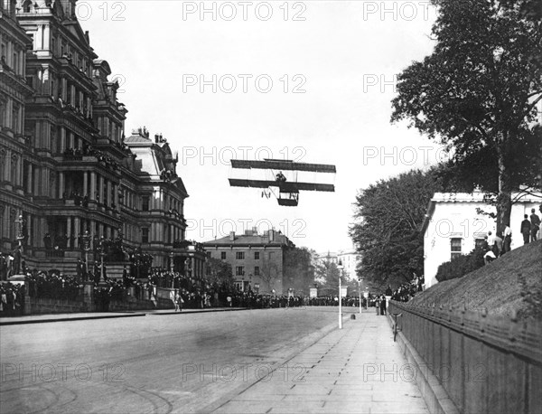 Early Biplane Flight