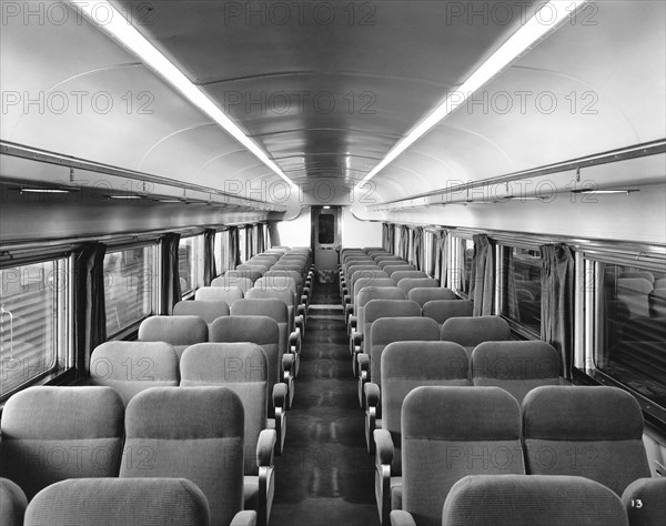 Chair Car On Denver Zephyr