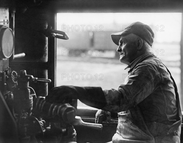 A Railroad Engineer At Work