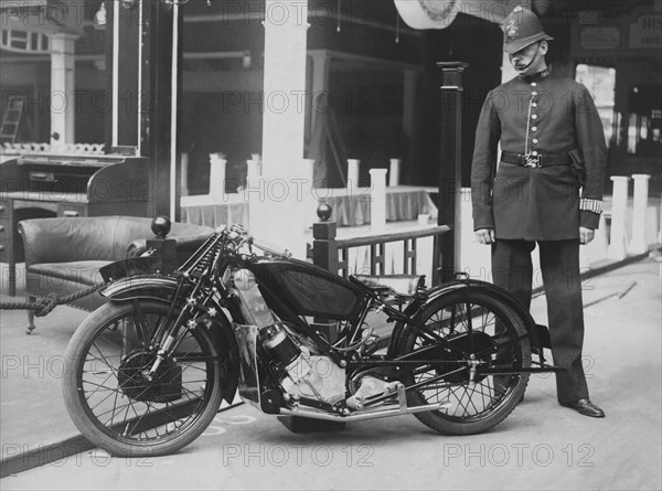 Motorcycle On Display