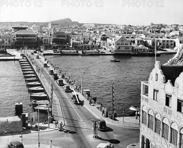 Pontoon Bridge In Curacao