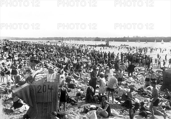 Wannsee Beach In Berlin