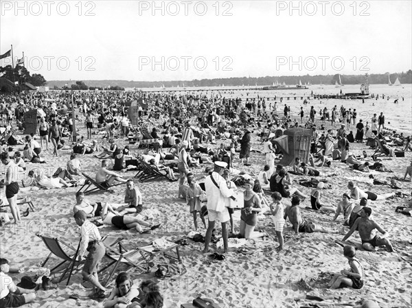 Wannsee Beach In Berlin