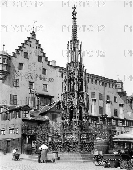 Nuremberg Beautiful Fountain