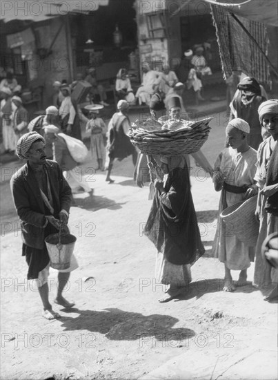 Selling Bread In Baghdad