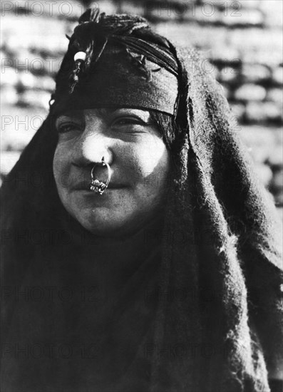 Arab Woman With Nose Ring