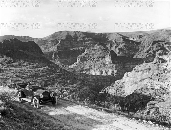 Lone Car In Fish Creek Canyon