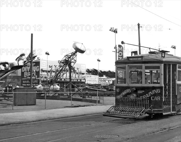 SF Streetcar At Playland