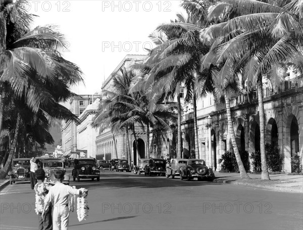 Post War Downtown Honolulu